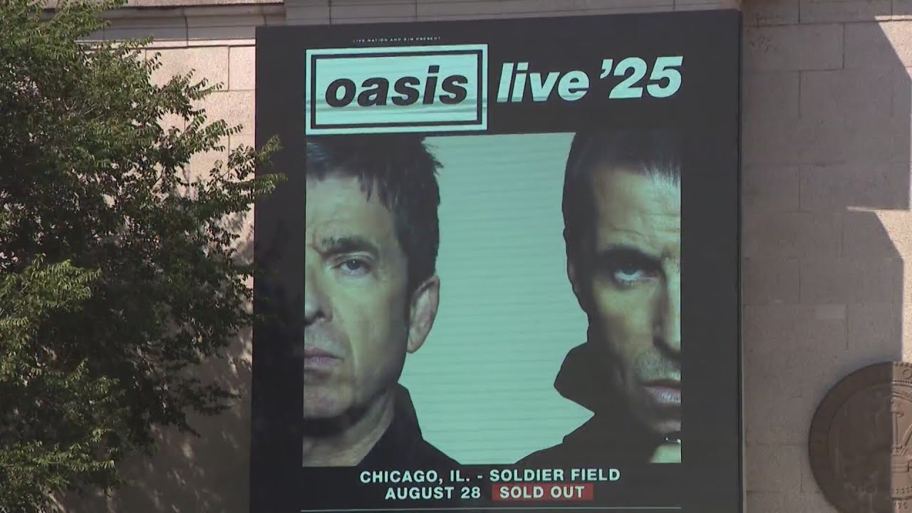 Sold-out Oasis concert set to rock Chicago's Soldier Field