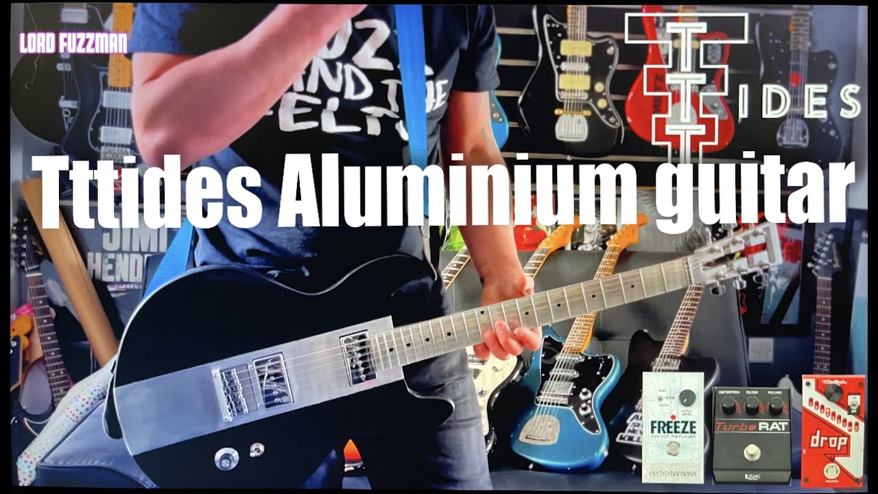TTTIDES Aluminium neck thru guitar.