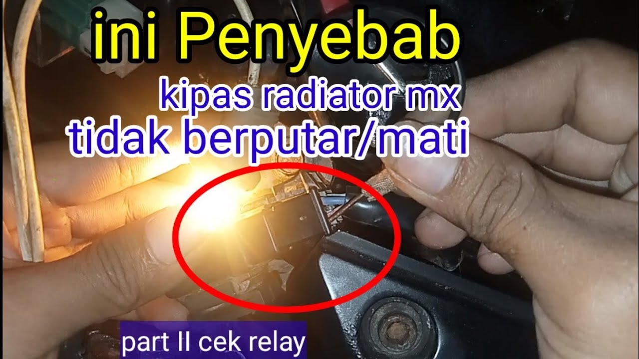 cara cek relay kipas radiator Jupiter MX @tadamurachanel1923