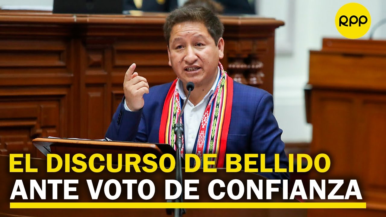 Así expuso Guido Bellido los planes de Gobierno para obtener el voto de confianza