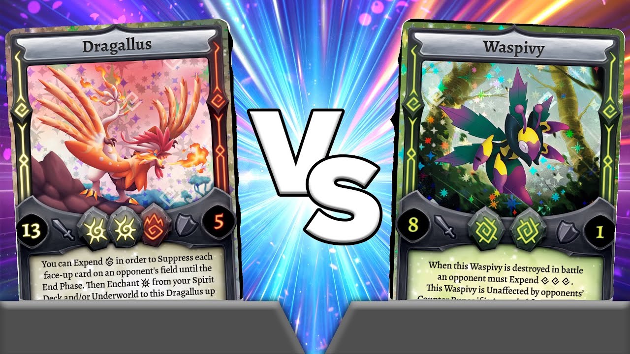 Elestrals Battle Dragallus vs Waspivy