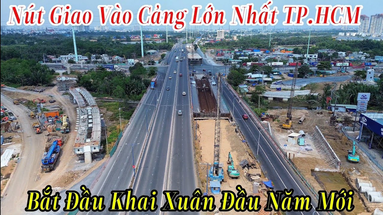 Nút Giao Vào Cảng Container Lớn Nhất Việt Nam Bắt Đầu Khai Xuân Đầu Năm Mới 24/2/2026