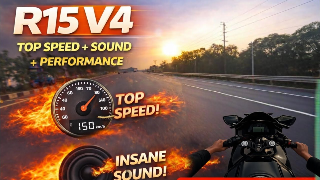 R15 V4 🔥 TOP SPEED TEST + SOUND + PERFORMANCE