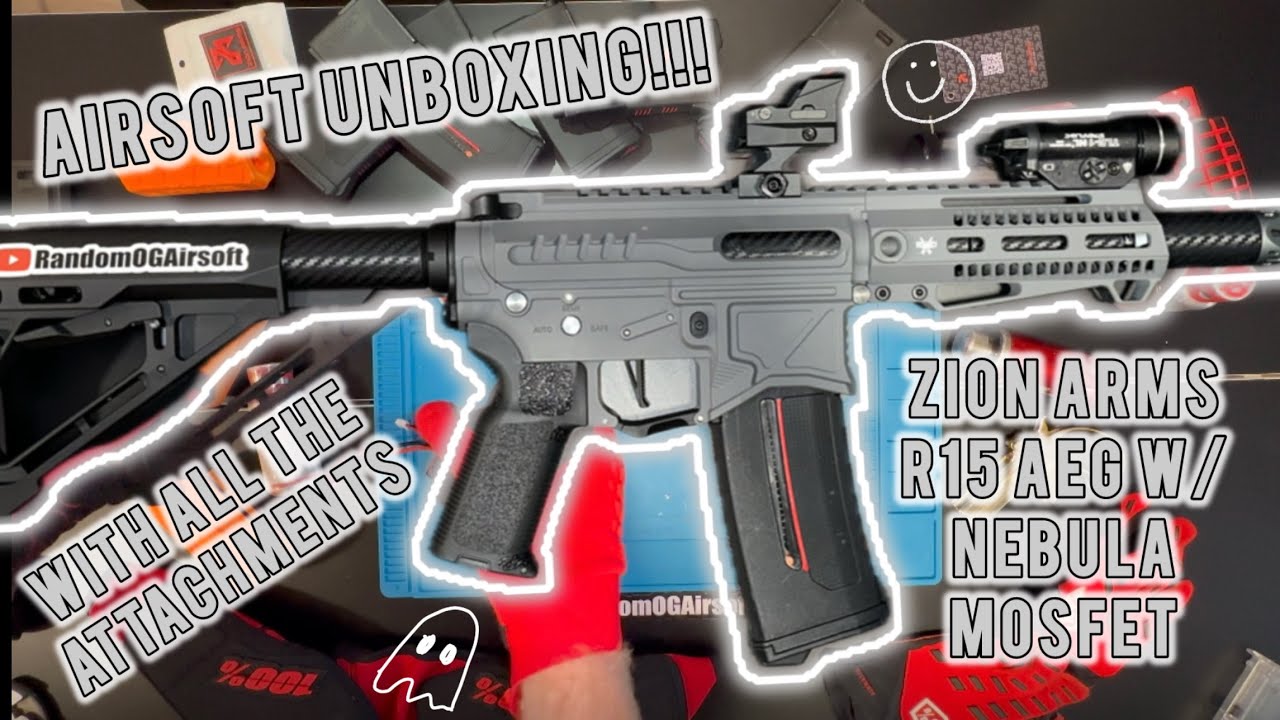 AIRSOFT UNBOXING / ZION ARMS R15 W/ ETU / NEW AIRSOFT GUNS!!!