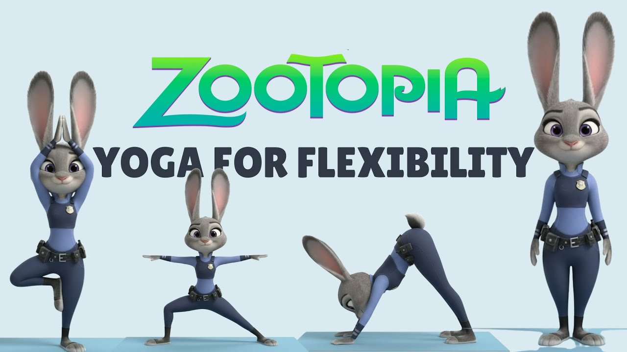 Zootopia Yoga for Kids 🧘‍♂️ | Yoga for Flexibility & Brain Break