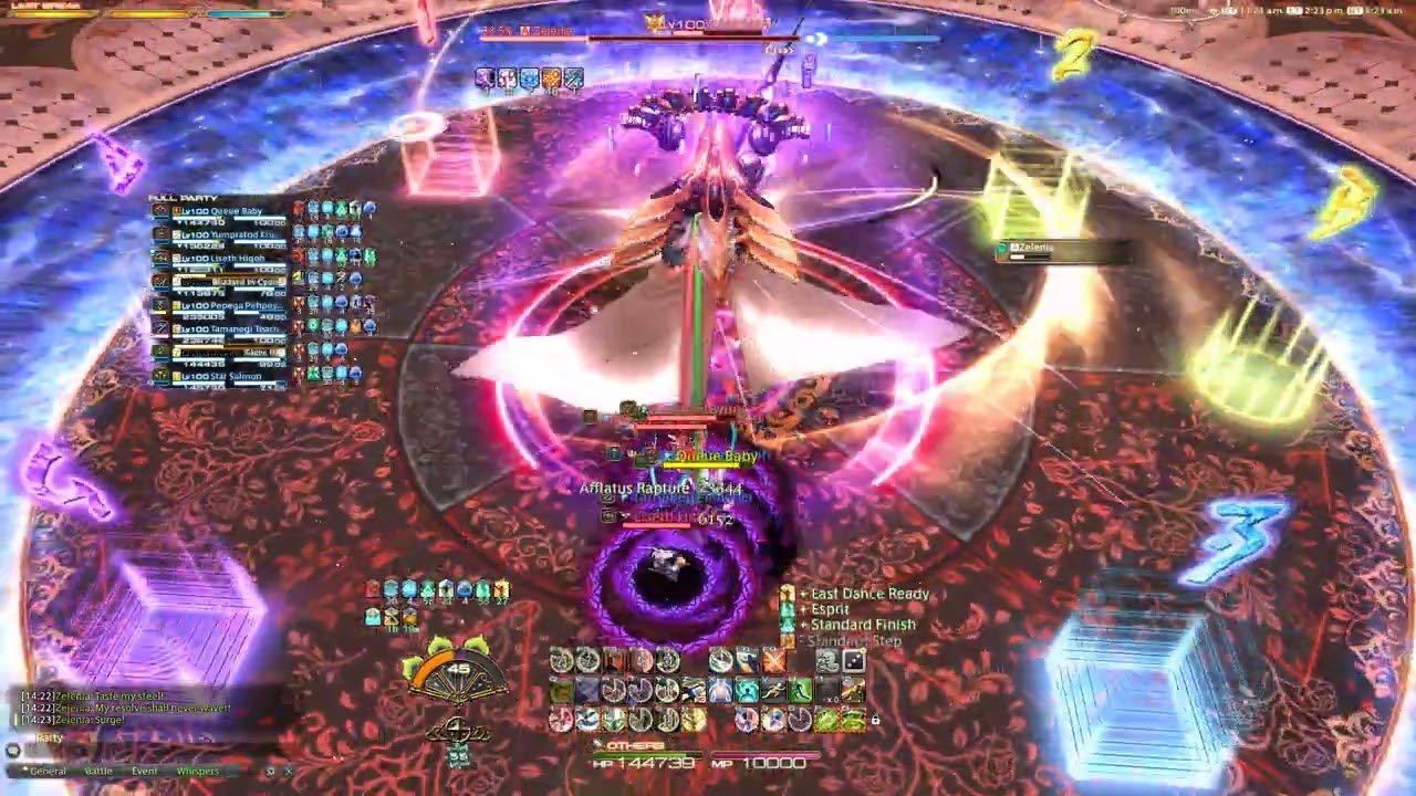 FFXIV Recollection Extreme | DNC | Elemental | Game8 Strat | Braindead no red tiles touching B6 TLB3