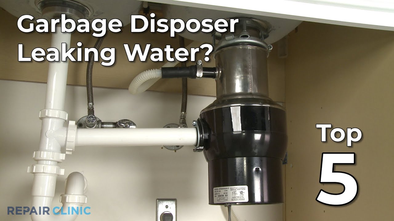 Top Reasons Garbage Disposer Leaking Water  &mdash; Garbage Disposer Troubleshooting