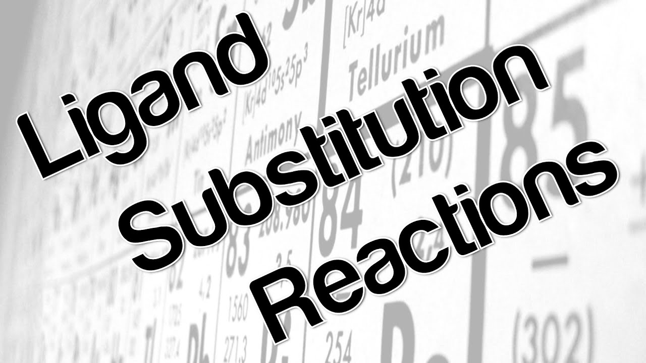 Ligand substitution reactions