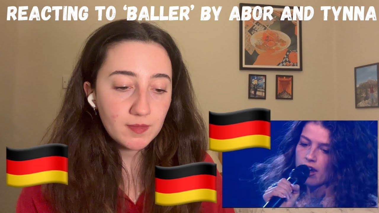 GERMANY EUROVISION 2025 - REACTING TO ‘BALLER’ BY ABOR AND TYNNA (FIRST LISTEN…WOW!)