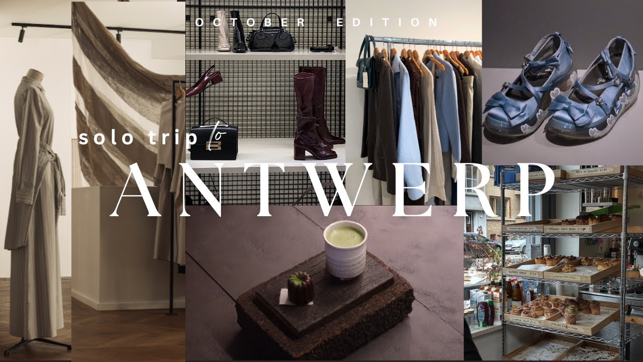 Antwerp vlog 🎞️| fashion museums, cafe hopping, thrifting & more 