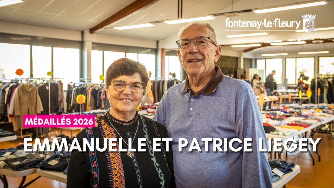 Les médaillés de la ville 2026 - Emmanuelle et Patrice Liegey