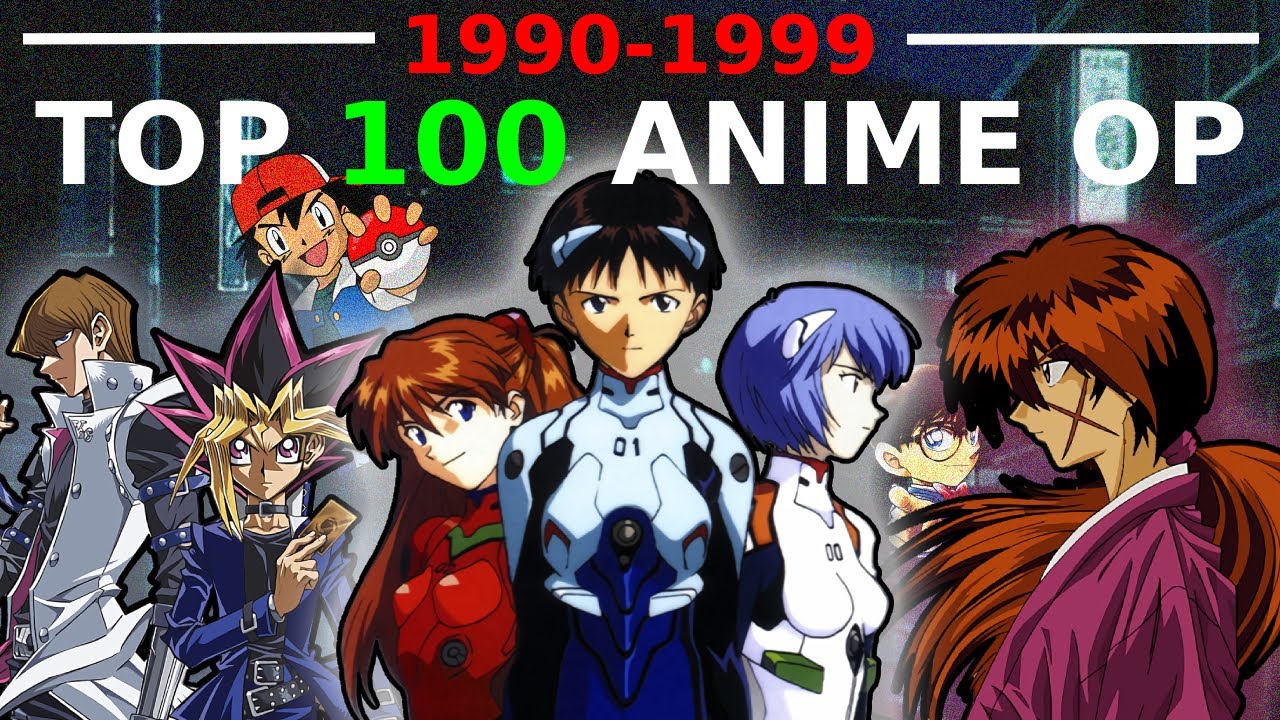 🥳My TOP 100 Anime Openings of the Decade (1990-1999)🎊