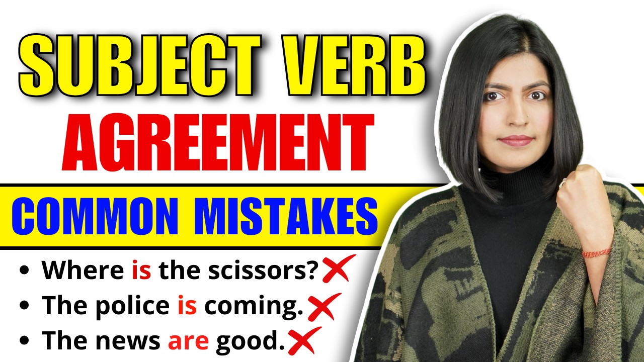 Subject Verb Agreement 🔥Tricks | English Grammar Class | English Connection | Kanchan Keshari