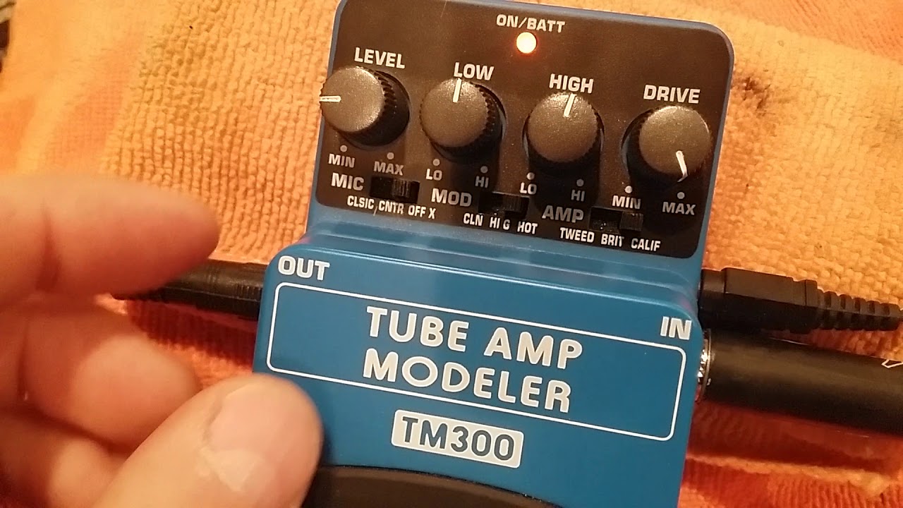 Behringer tm300 tube amp modeler