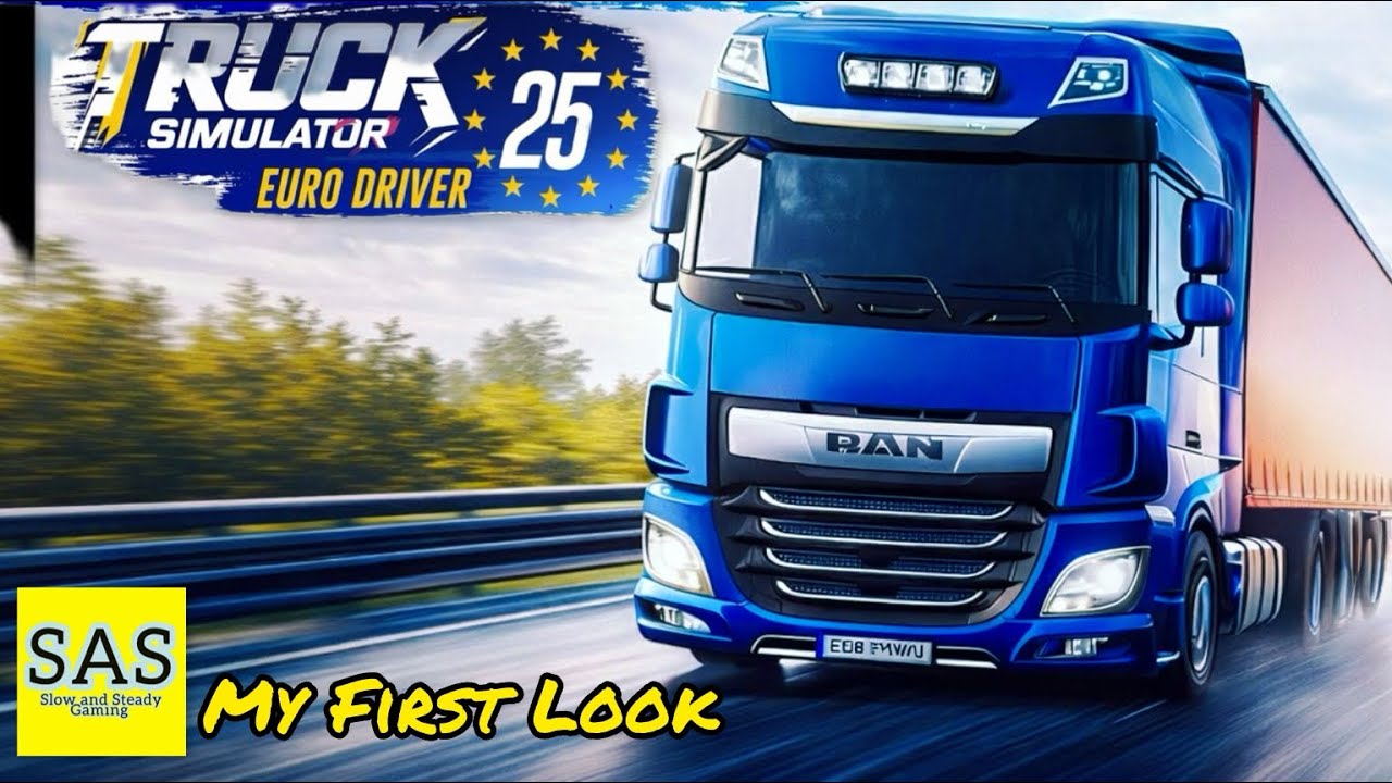 *207* Truck Simulator Euro Driver 25. First Look. PS5. Review.