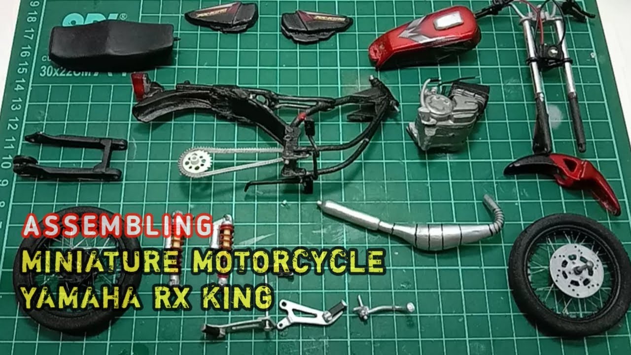 ASSEMBLING MINIATURE MOTORCYCLE | YAMAHA RX KING