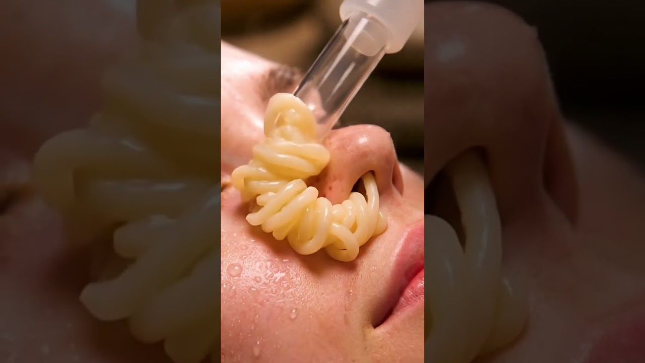 Extreme Vacuum Suction Deep Cleans Nose Pores | ASMR