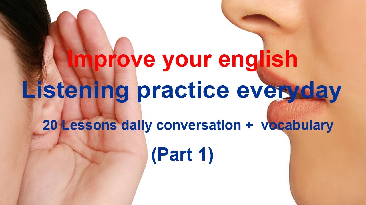 20 lessons daily english conversation + vocabulary (Part 1)
