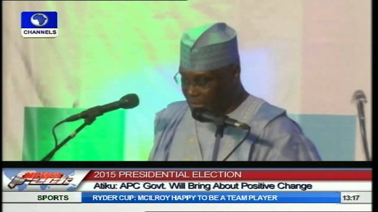2015 Presidential Poll: Fmr VP, Atiku Abubakar Declares Intention To Run