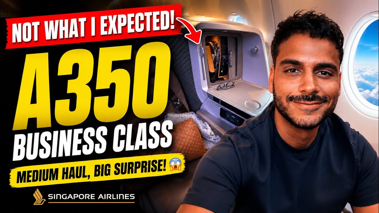 Бизнес-класс Singapore Airlines на A350 | Идеальный среднемагистральный перелёт?