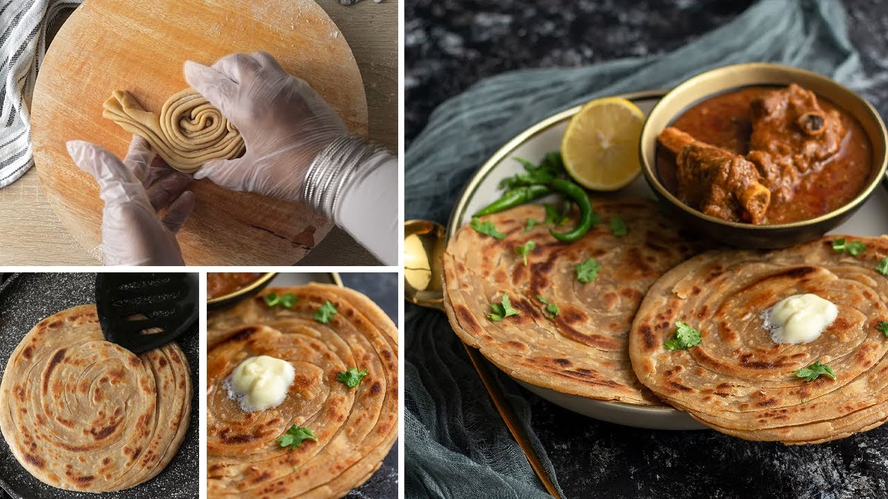 Lachha Paratha Recipe | Multi Layered Lachha Paratha | Easy Layered Indian Bread