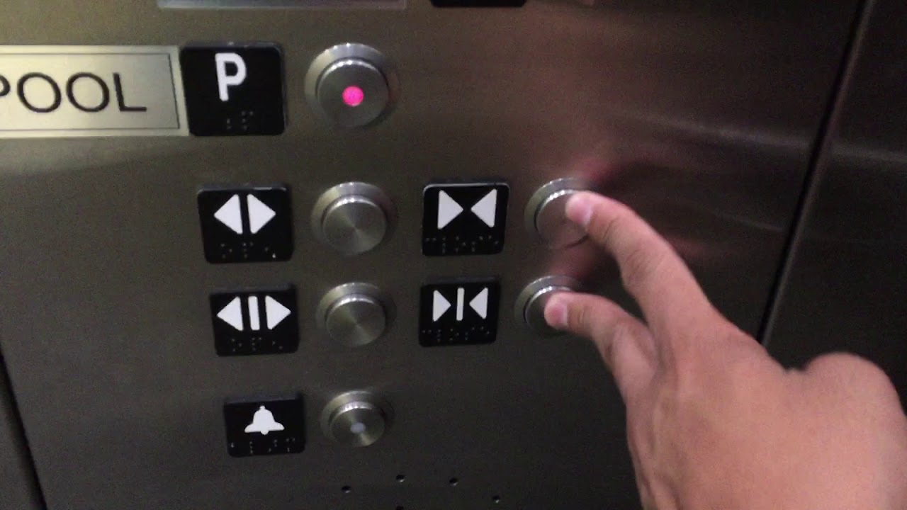 Schindler Hydraulic Elevator at Guildford Aquatic Centre, Surrey