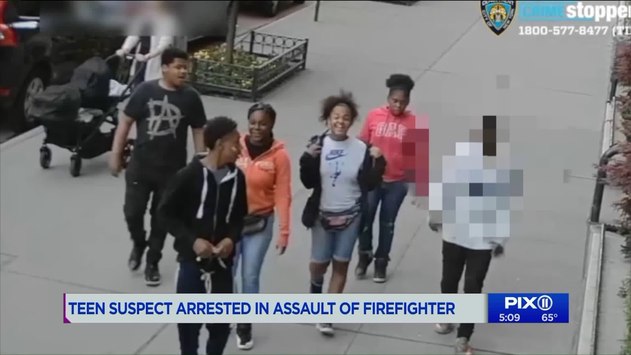 17-year-old arrested in firefighter assault