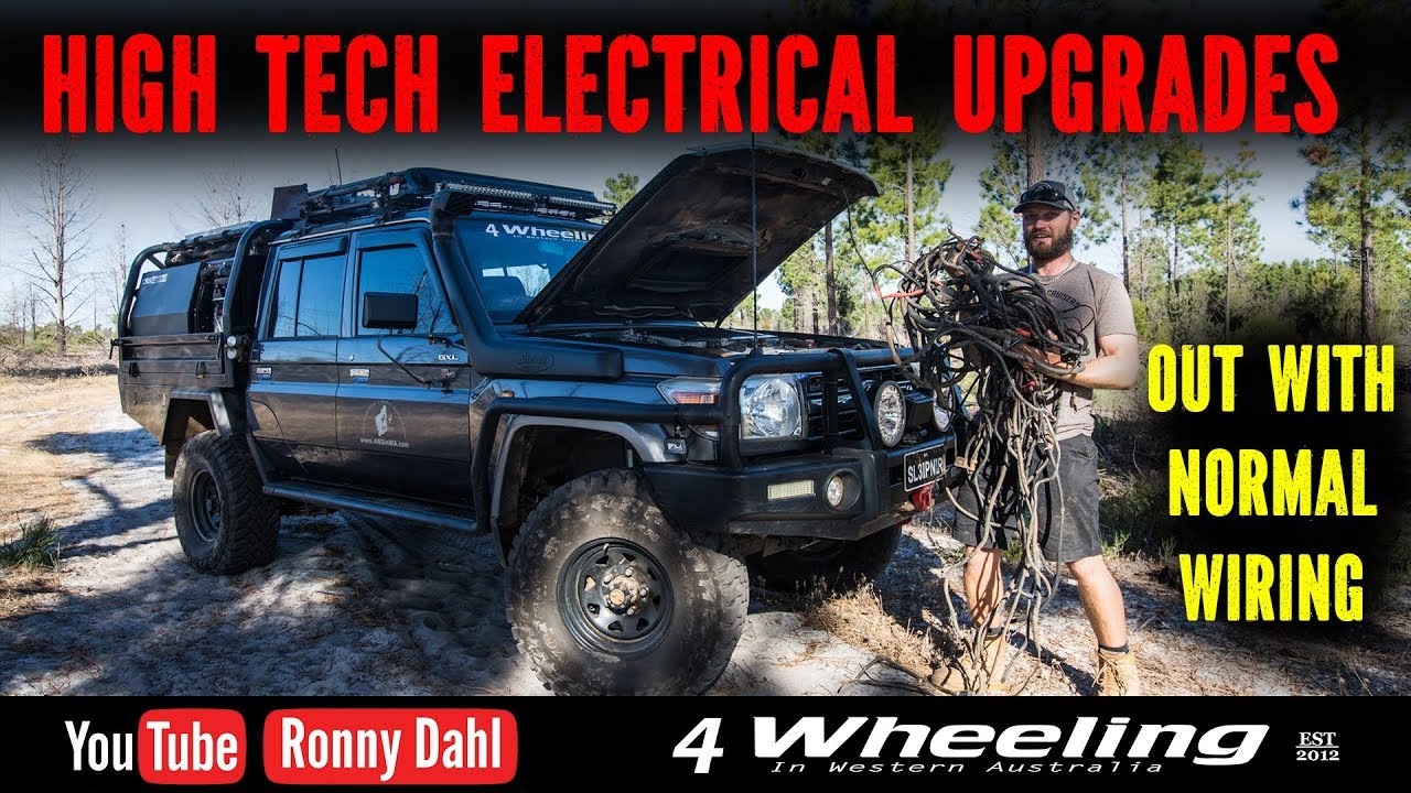 Landcruiser High Tech Electrical Upgrades. PDM