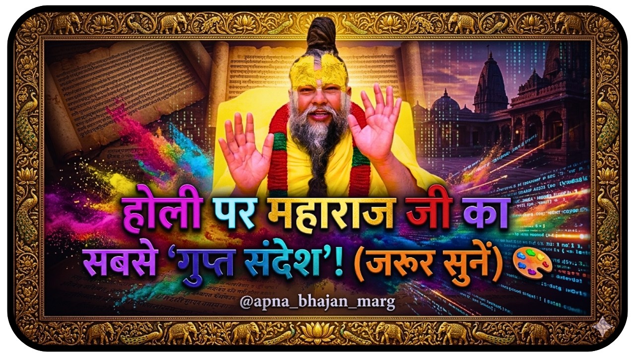 असली होली कैसे खेलें? (महाराज जी का कड़वा सच) 🙏#premanandjimaharaj #video