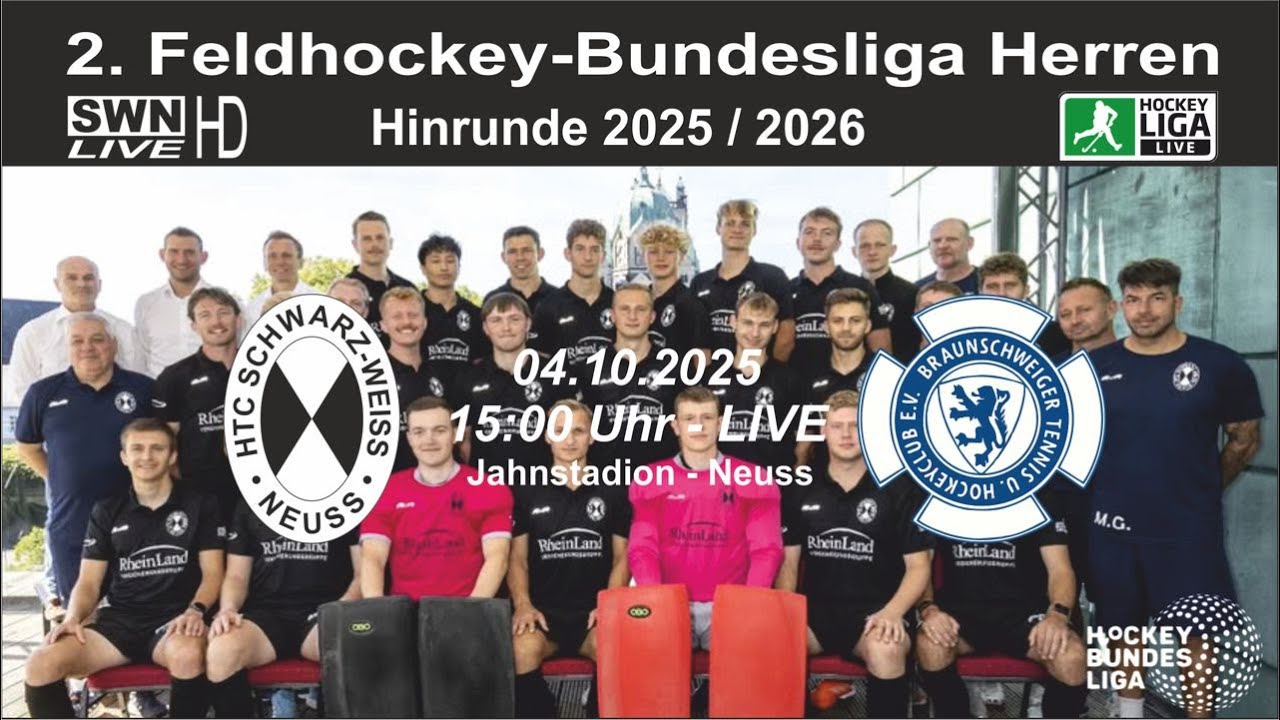 04.10.2025 - 2. Bundesliga Herren - SWN vs. BTHC - Livestream