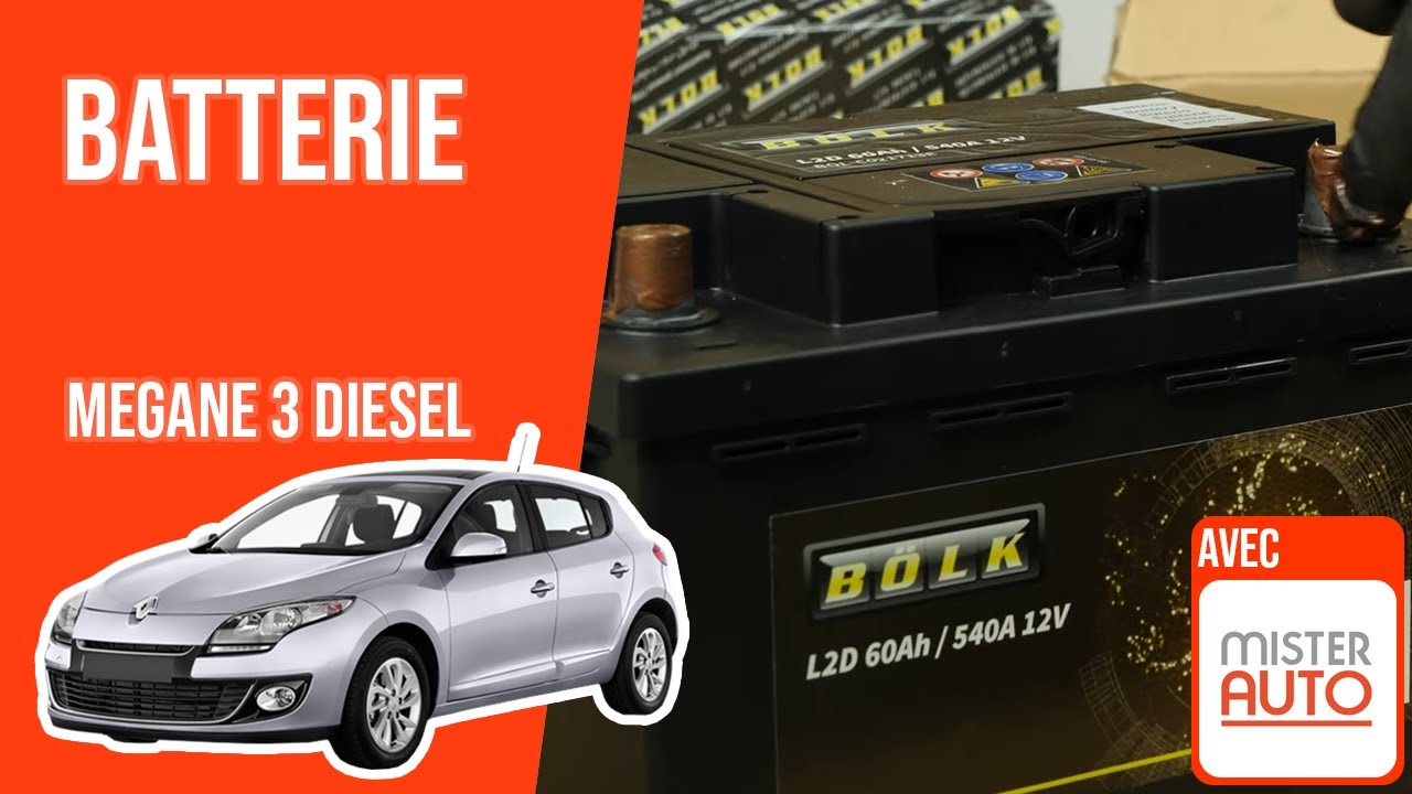 Changer la Batterie Megane 3 1.5 dCi 🔋