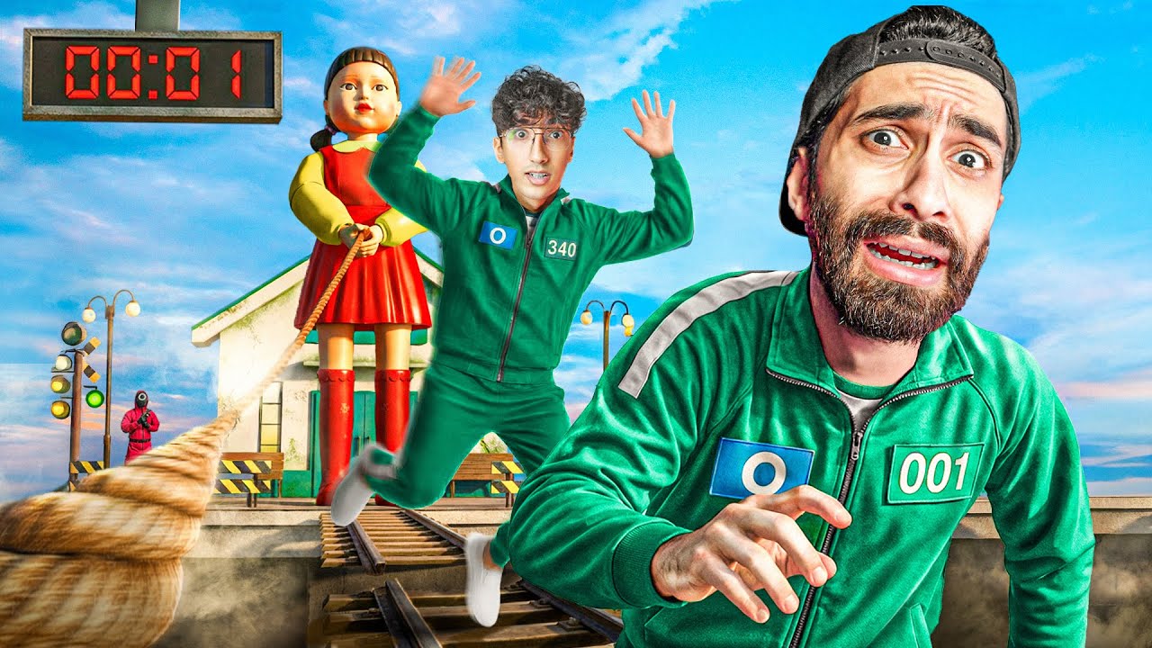 تحديت 14 يوتيوبر في سكويد جيم !!🔥🦑 ( مع كريم يلعب )