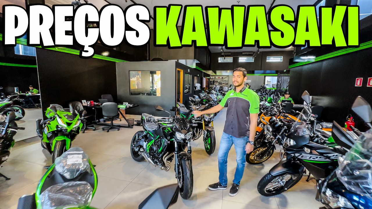 NOVOS PREÇOS MOTOS KAWASAKI ! EM 2025