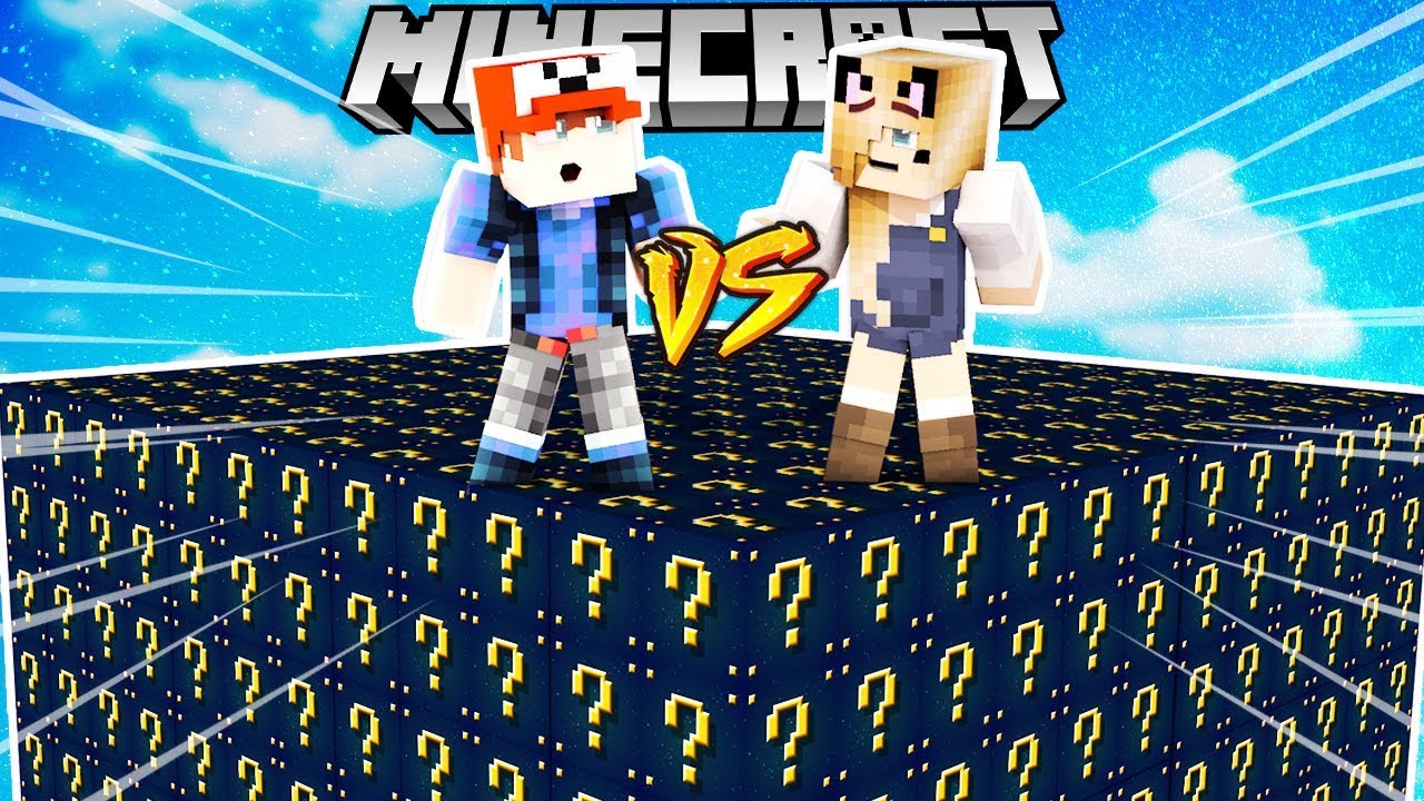 WYZWANIE ASTRALNE LUCKY BLOCKI MINECRAFT (Astral Lucky Block) | Vito vs Bella