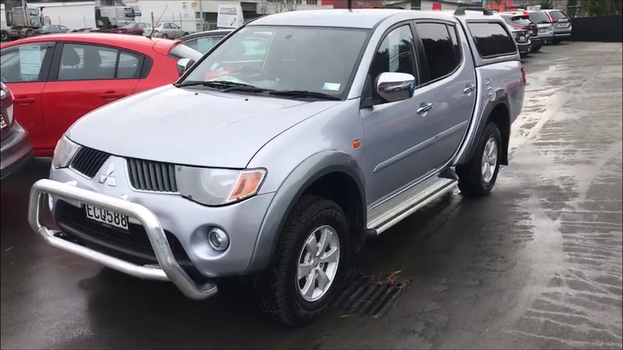 2007 Mitsubishi triton 4wd D/CAB. REG: ECQ588. review