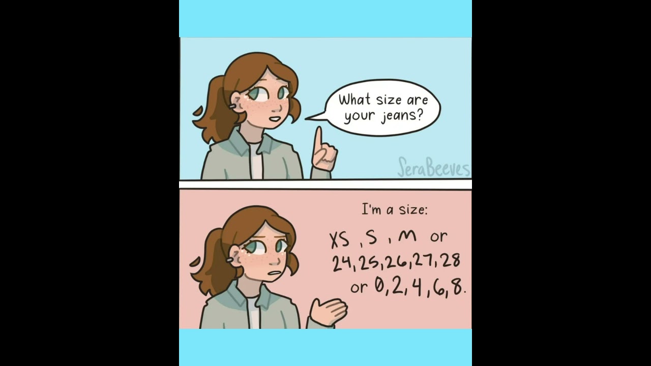 🏳️&zwj;⚧Clothing Size, Trans Fem Meme Comic🏳️&zwj;⚧ #comic #transgender #transfem  #lgbtiq