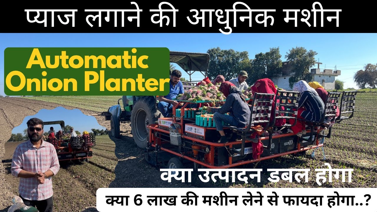 Automatic Onion Plante Machine/