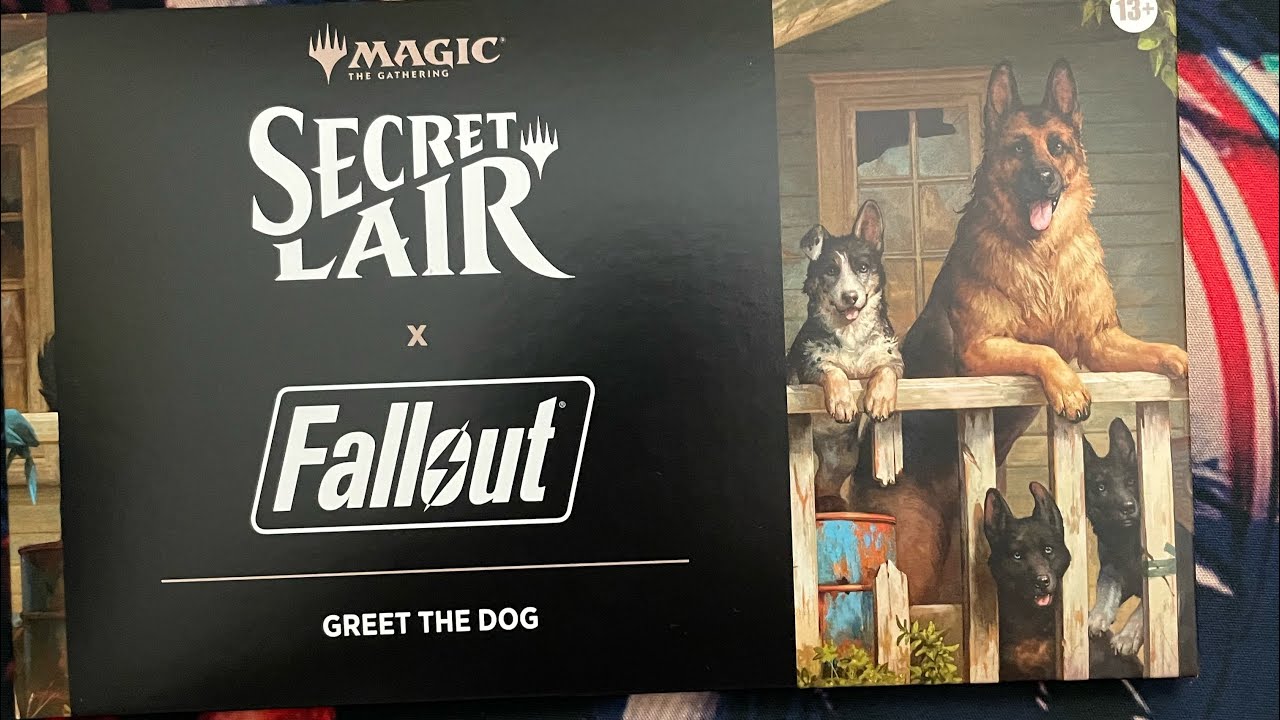 MTG Fallout Greet the Dog Secret Lair Opening 