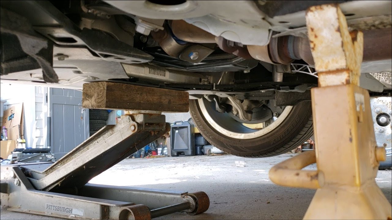 How to Lift Cadillac ATS with a Jack - Ford Mustang and Chevy Corvette Jack Points