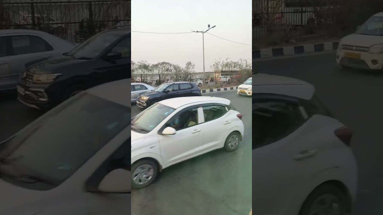 #delhitraffic Delhi to Gurgaon #video  #travel #travelvibes #indiantraveller #indianroads #travel 