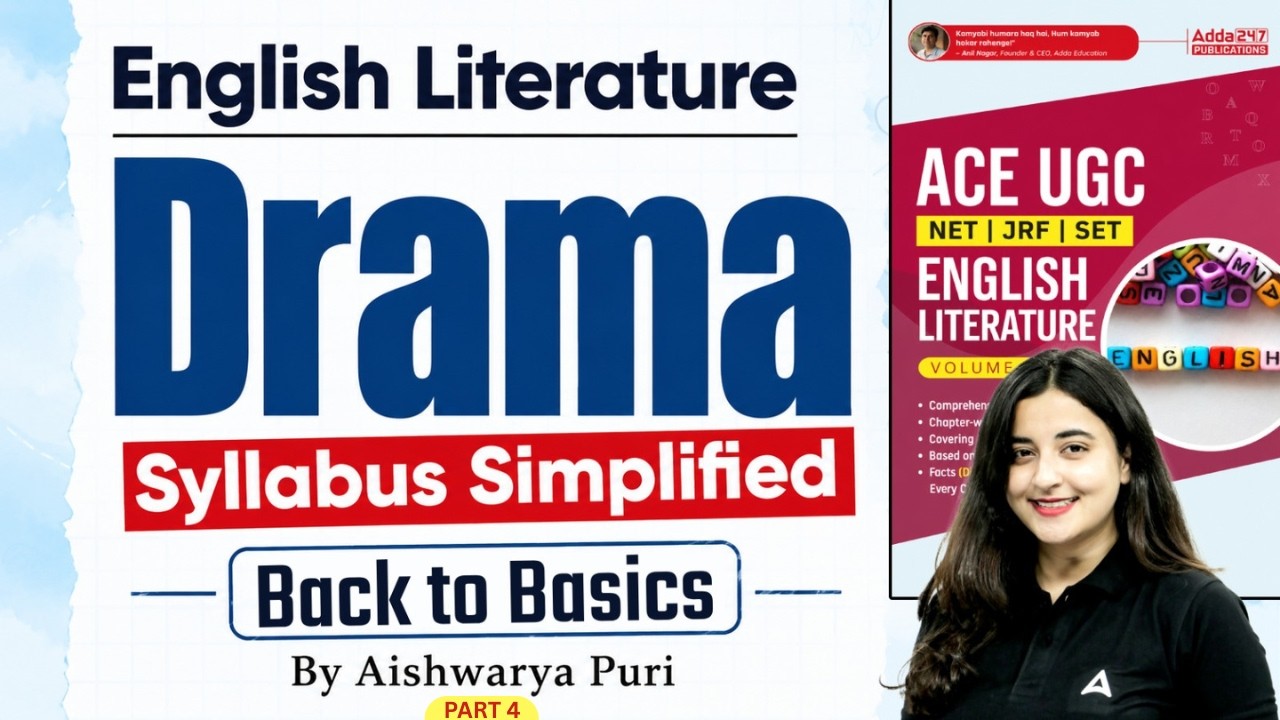 UGC NET English Literature Unit 1 Drama | UGC NET English Drama By Aishwarya Puri