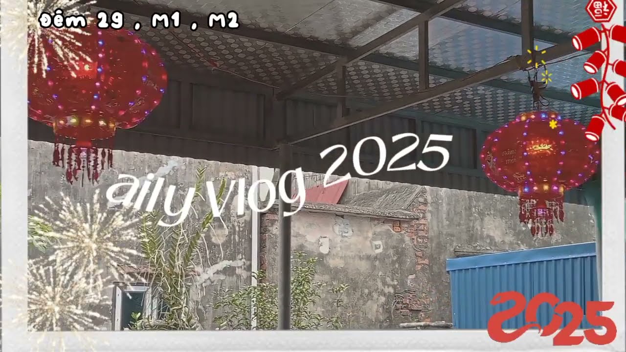 1# DAILY VLOG TẾT 2025🏮🧧🎆 || Chủ đề Tết theo '' Đêm 29,M1,M2 