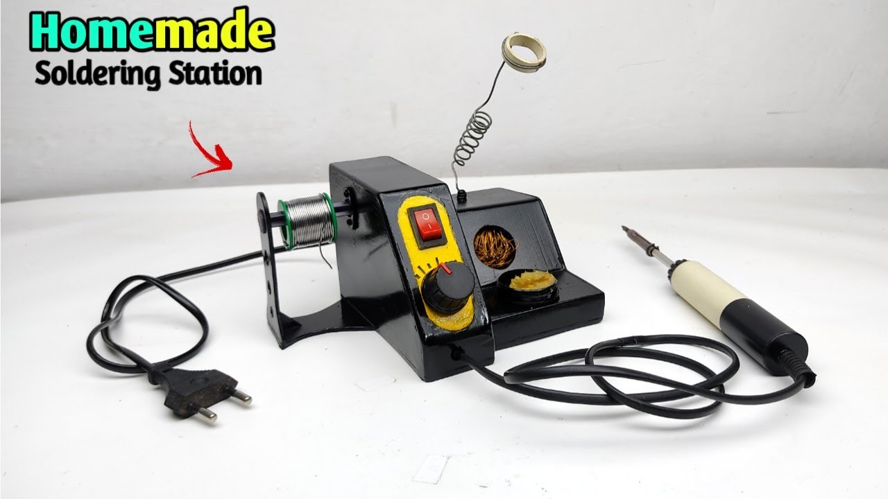 How to make Soldering iron station at home soldering iron kaise banaen diy Soldering iron station