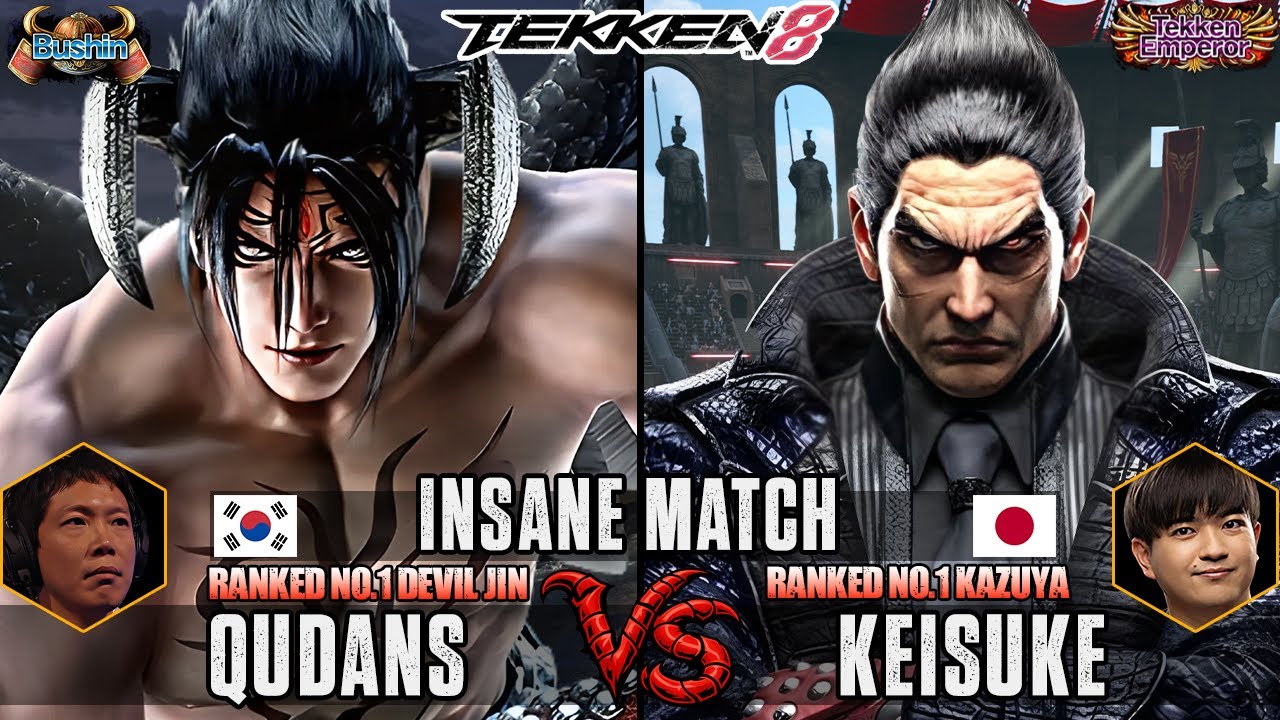 Tekken 8  ▰  Qudans (Devil Jin) Vs Keisuke (Kazuya) ▰ Ranked Matches!