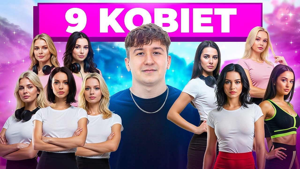 Zagrałem ZNOWU 1v9 na DZIEWCZYNY!!!
