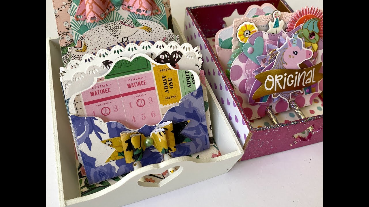 Memory Dex Card Tray Holder - DIY Dollar TREE Wooden tray