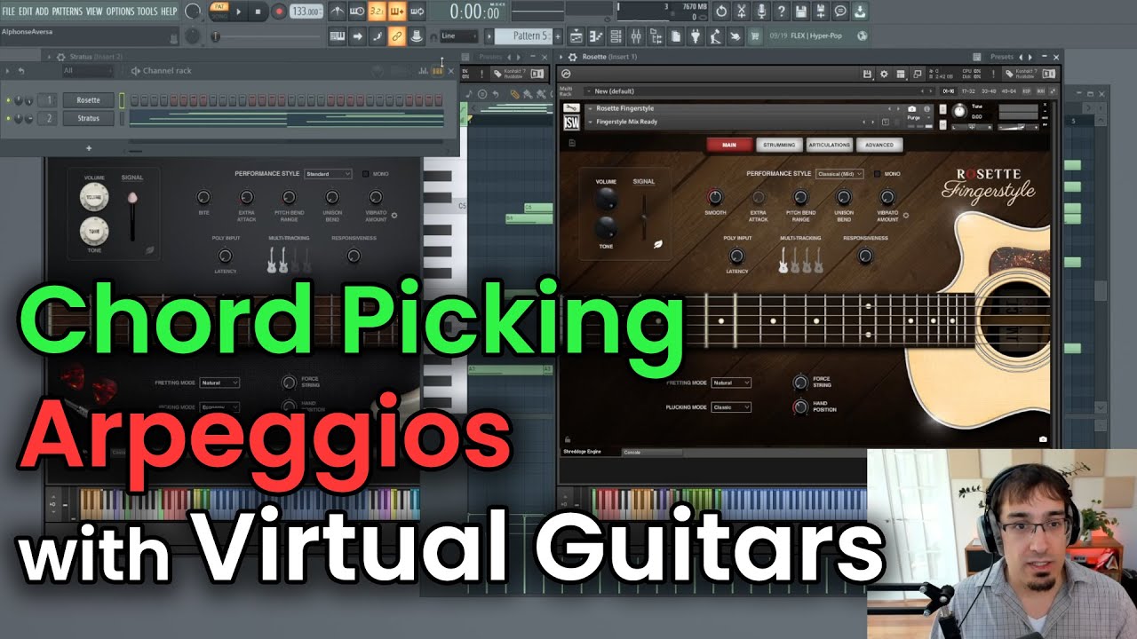How to Do Realistic Chord Picking With Virtual Guitars (Shreddage + Rosette Tutorial)