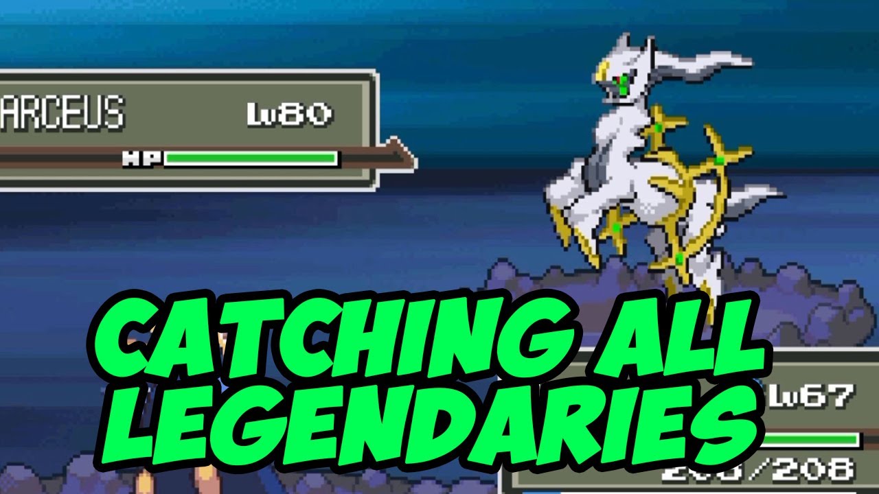 Pokemon Platinum - Catching All Legendaries