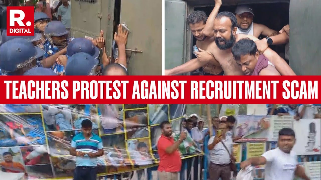 BREAKING: SSC Teachers Strip Protest, Several Detained By Police | Kolkata