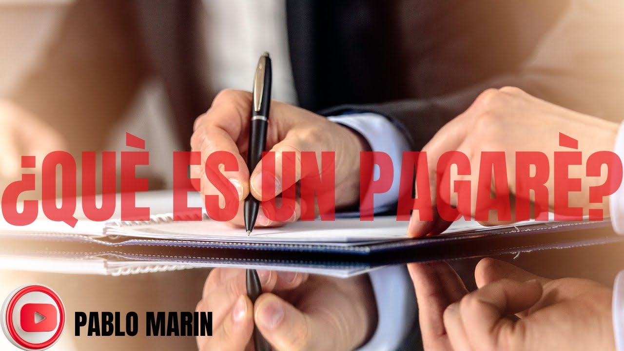 ¿Cómo hacer un Pagaré?